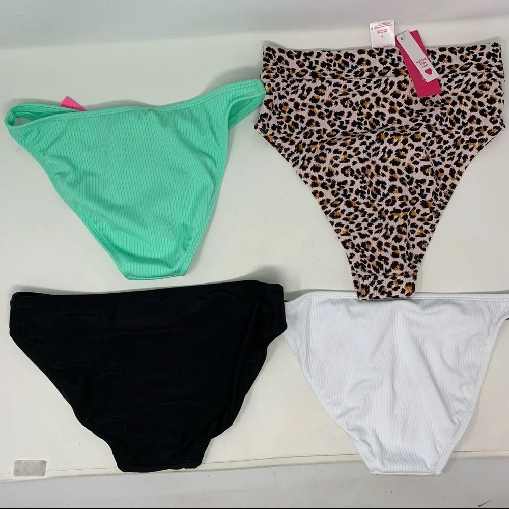 Bikini Bottoms - 4 Bottoms‎ In Various Colors & Styles - Size Small